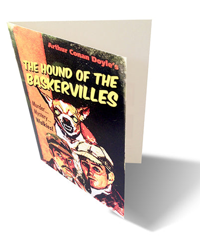 The Hound of the Baskervilles Greetings Card Cover Image