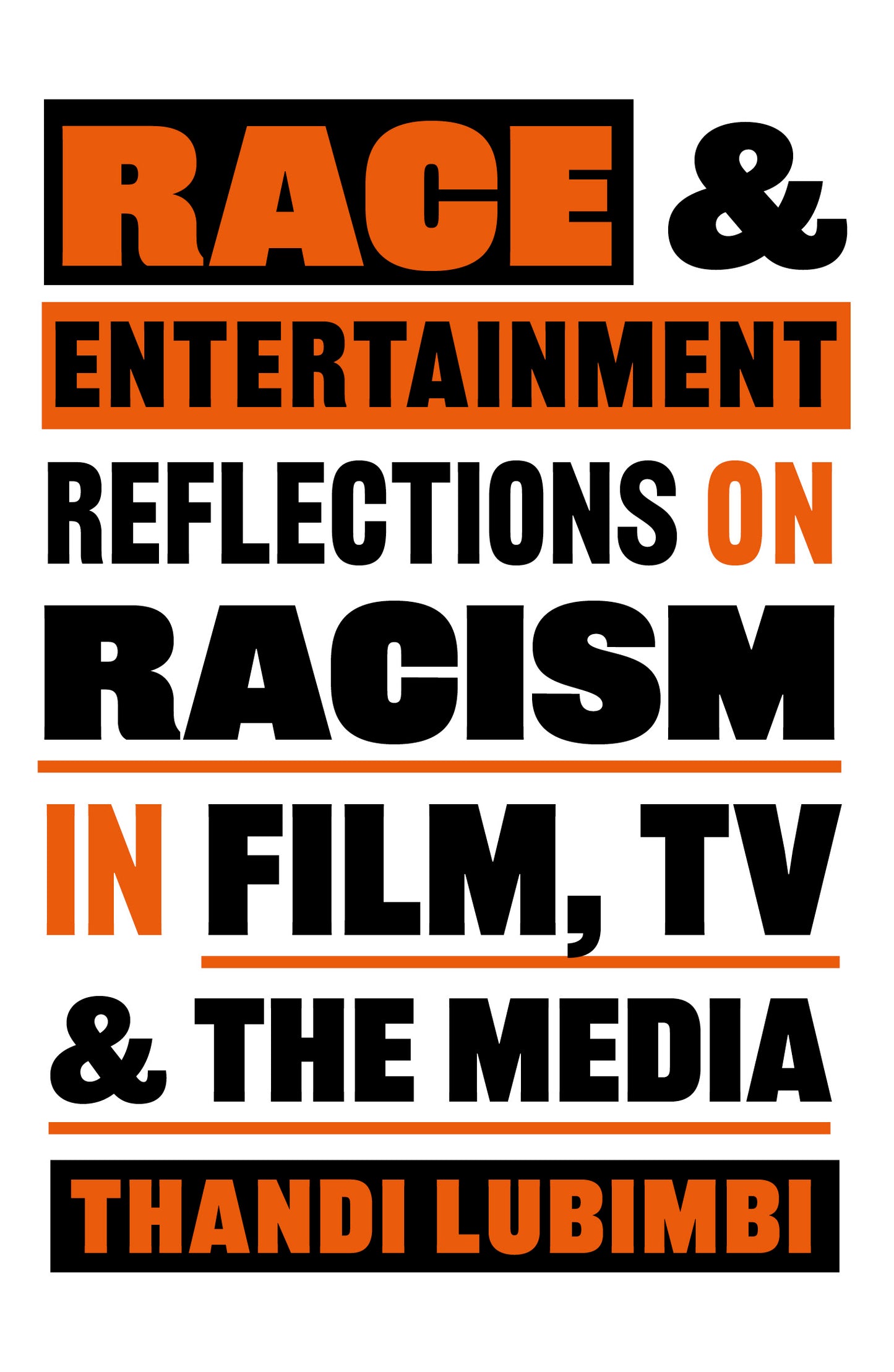 Race and Entertainment Cover Image